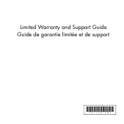 HP RF863AA HP Personal and Pocket Media Drive  -  Limited Warranty and Support Guide