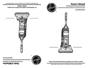 Hoover UH70055 Product Manual
