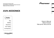 Pioneer AVH-4000NEX Owners Manual
