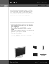 Sony FWD-50PX1 Brochure