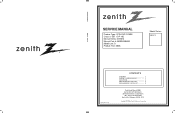 Zenith XBV613 Service Manual