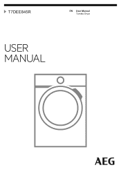 AEG T7DEE845R User Manual