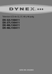 Dynex DX-32L150A11 User Manual (Spanish)