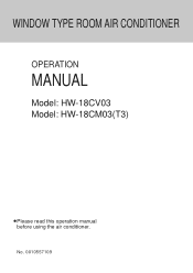 Haier HW-18CM03 User Manual