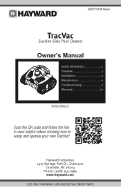Hayward TracVac TracVac Owners Manual