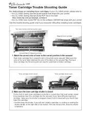 HP 4500 HP Color LaserJet 4500, 4500 N, 4500 DN Printer - Toner Cartridge Troubleshooting Guide