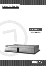 Humax F2-1001T User Manual