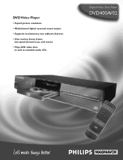 Philips DVD400AT Leaflet