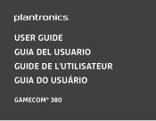 Plantronics GameCom 380 Stereo Gaming Headset User Guide