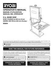Ryobi BS904 Operation Manual