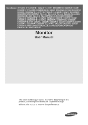 Samsung BX2031 User Manual (user Manual) (ver.1.0) (English)