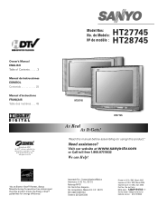Sanyo HT28745 Owners Manual