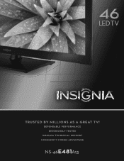 Insignia NS-46E481A13 Information Brochure (English)