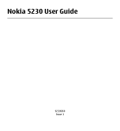 Nokia 5230 Nokia 5230 User Guide in US English