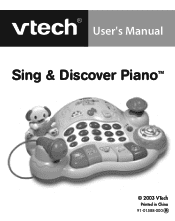 Vtech Sing & Discover Piano User Manual