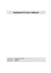 Asus L1A L1A Hardware User's Manual for English (E774)