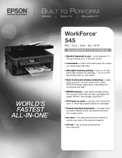 Epson WorkForce 545 Product Brochure