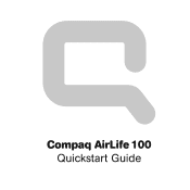HP AirLife 100 Compaq AirLife 100 - Quickstart Guide