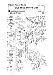 Hitachi NT65GS Parts List