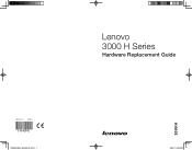 Lenovo H220 Lenovo 3000 H Series Hardware Replacement Guide V3.0