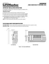 LiftMaster 3950 3950 Addendum Manual