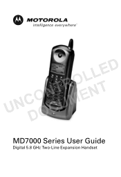 Motorola MD7001 User Guide