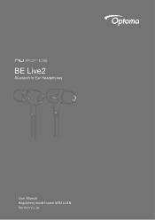 Optoma BE Live2 BE Live2 User Manual