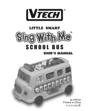 Vtech Sing With Me School Bus User Manual