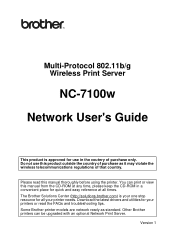 Brother International HL-6050DW Network Users Manual - English