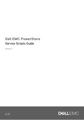 Dell PowerStore 500T EMC PowerStore Service Scripts Guide