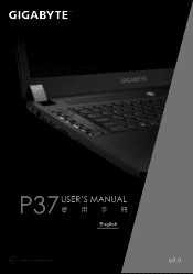 Gigabyte P37W v4 Manual