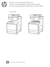 HP Color LaserJet Managed MFP E786z User Guide