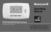 Honeywell YRTH7500D1009 Operation Manual