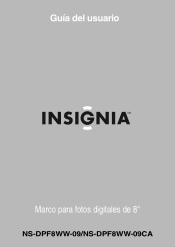 Insignia NS-DPF8WW-09 User Manual (Spanish)
