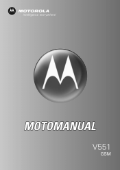 Motorola V551 User Manual