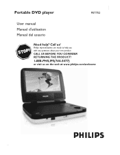 Philips PET702P User manual