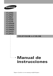 Samsung CL-29M21MQ User Manual (user Manual) (ver.1.0) (Spanish)