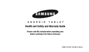 Samsung SM-P907A Legal At&t Note Pro Sm-p907a Kit Kat English Health And Safety Guide Ver.kk_f1 (English(north America))