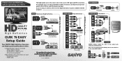 Sanyo DP46849 Quik 'N Easy Setup Guide