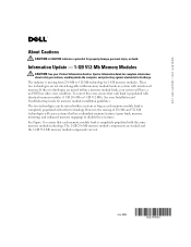 Dell PowerVault 775N Information
      Update — 1-GB 512-Mb Memory Modules