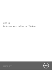 Dell XPS 15 7590 XPS 15 Re-imaging guide for Microsoft Windows
