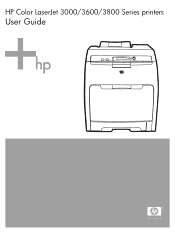 HP 3800 HP Color LaserJet 3000, 3600, 3800 series Printers - User Guide