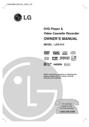 LG LDX-514 Owners Manual