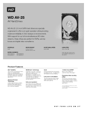 Western Digital WD3200BUDT Product Specifications