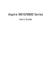 Acer 9810 6829 Aspire 9810 / 9800 User's Guide EN
