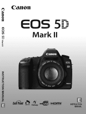 Canon 737632 EOS 5D Mark II Instruction Manual