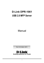 D-Link DPR-1061 Manual