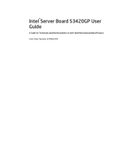 Intel S3420GPLX User Guide