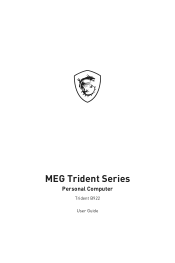 MSI MEG Trident X2 14th User Manual