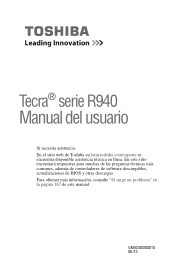 Toshiba Portege R940-SP4386KM User Guide